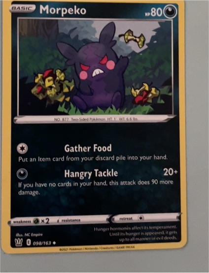 2021 Pokémon Sword & Shield Battle Styles #098 Morpeko — front