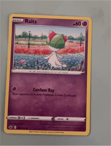 2021 Pokémon Chilling Reign #059 Ralts — front