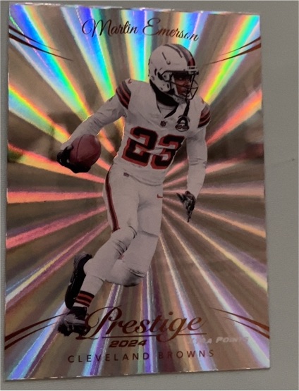 2024 Panini Prestige Xtra Points Sunburst #Martin Emerson — front
