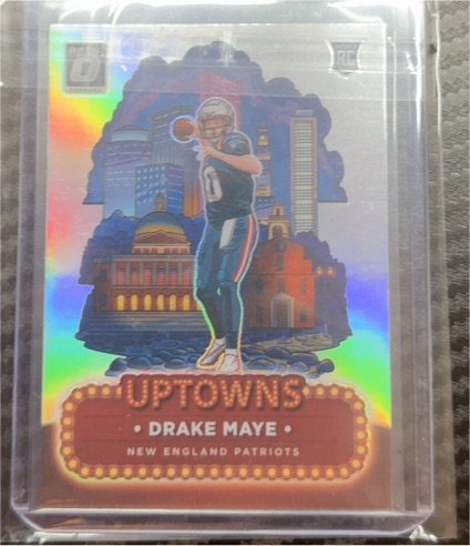 2024 Panini Donruss Optic #4 Drake Maye Uptowns Rookie — front