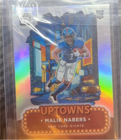 2024 Panini Donruss Optic #6 Malik Nabers Uptown SSP Rookie — front