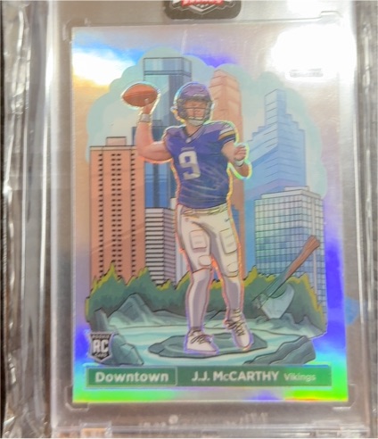 2024 Panini Donruss Downtown #11 J.J. McCarthy — front
