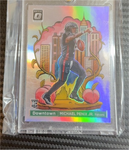 2024 Panini Donruss #14 Michael Penix Jr. Downtown Rookie Card — front