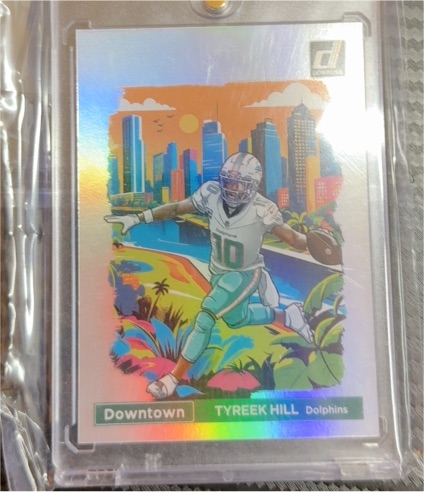 2024 Panini Donruss Downtown #3 Tyreek Hill — front