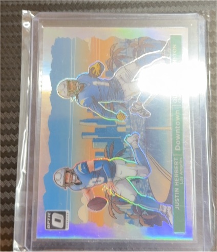 2024 Panini Donruss Optic Downtown #36 Justin Herbert — front