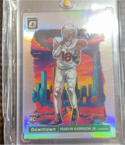 2024 Panini Donruss Optic #12 Marvin Harrison Jr. — front