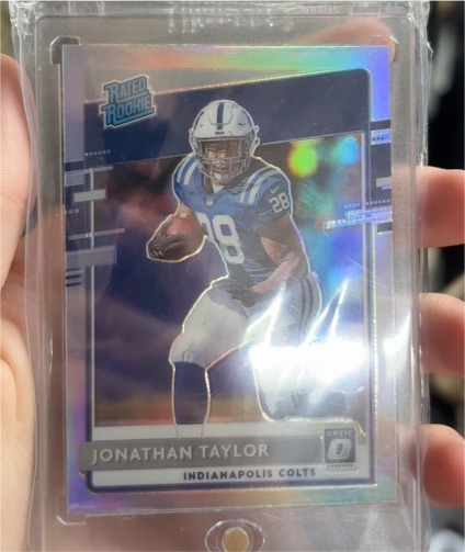 2020 Panini Donruss Optic #167 Jonathan Taylor — front