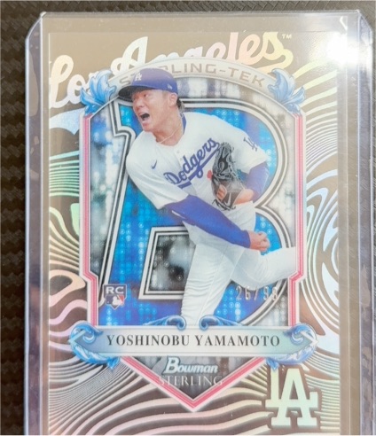 2024 Bowman Sterling #ST-13 Yoshinobu Yamamoto — front