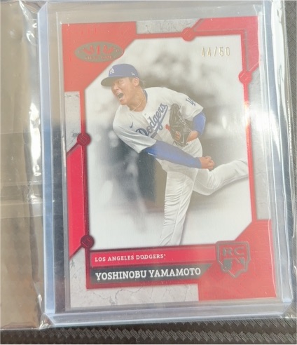 2024 Topps Tier One #71 Yoshinobu Yamamoto — front