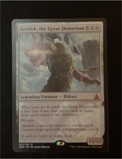 2016 Magic The Gathering #004 Kozilek, the Great Distortion — front