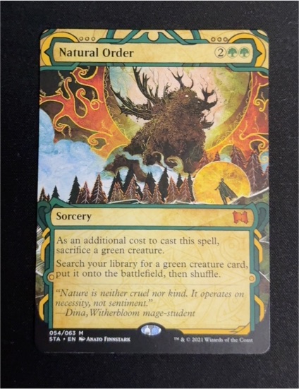 2021 Magic: The Gathering #54 Natural Order — front