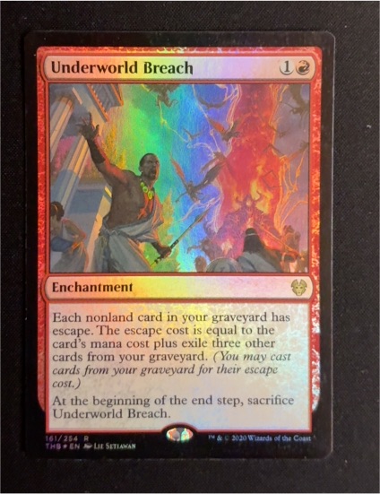 2020 Magic: The Gathering Theros Beyond Death #161/254 Underworld Breach — front