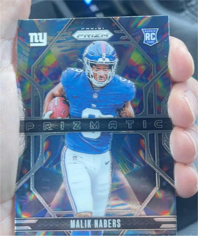 2024 Panini Prizm #13 Malik Nabers Prizmatic — front