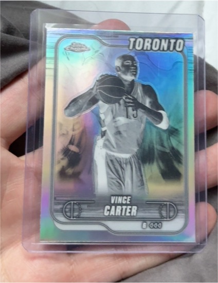 2000 Topps Chrome #6 Vince Carter — front