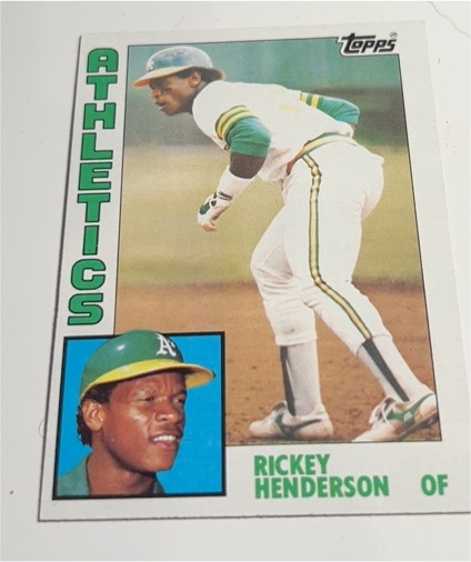 1984 Topps #230 Rickey Henderson — front
