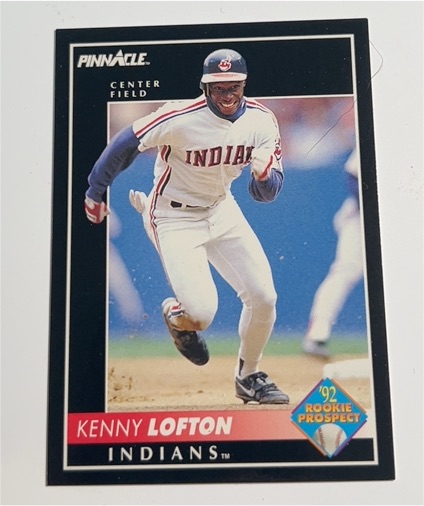 1992 Pinnacle #582 Kenny Lofton — front