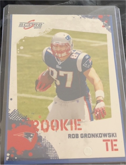 2010 Score #383 Rob Gronkowski Rookie — front