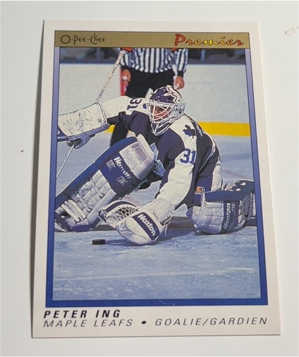 1990-91 O-Pee-Chee Premier #49 Peter Ing — front