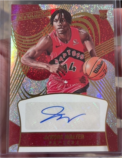 2024-25 Panini Revolution #RA-WAL Ja'Kobe Walter Rookie Auto — front