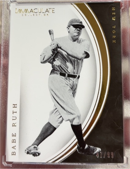 2016 Panini Immaculate Collection #47 Babe Ruth — front