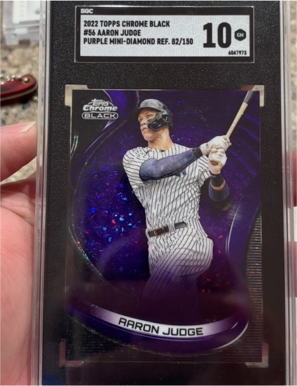 2022 Topps Chrome Black #56 Aaron Judge — front