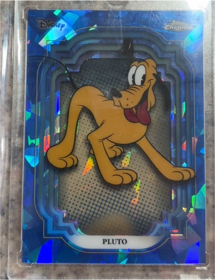 2024 Topps Chrome Disney Sapphire #5 Pluto — front