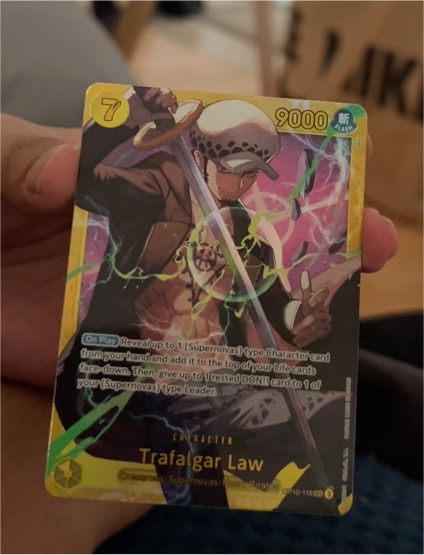 2025 One Piece Card Game OP10-119 Trafalgar Law Royal Blood — front
