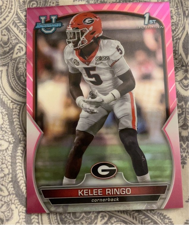 2022 Bowman University Chrome #68 Kelee Ringo — front