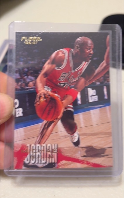 1996-97 Fleer #13 Michael Jordan — front