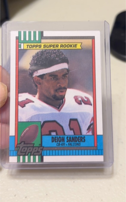 1990 Topps #469 Deion Sanders — front