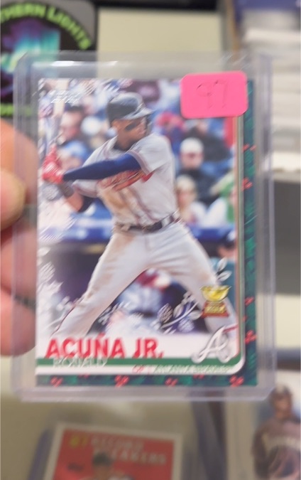 2019 Topps Holiday #HW85 Ronald Acuna Jr. — front