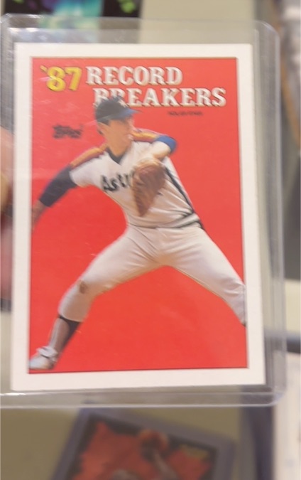 1988 Topps #6 Nolan Ryan '87 Record Breakers — front