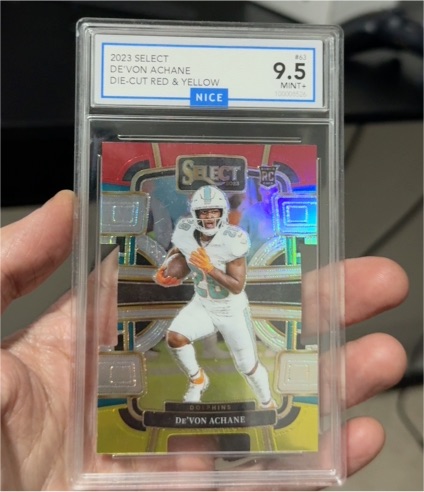 2023 Panini Select Concourse #63 De'Von Achane — front