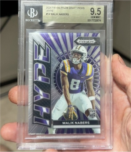 2024 Panini Prizm Draft Picks #HP-MN Malik Nabers — front