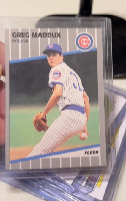 1989 Fleer #431 Greg Maddux — front