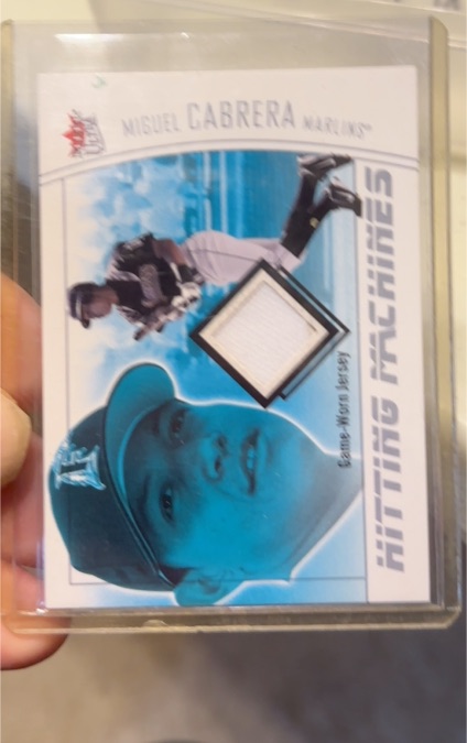 2004 Fleer Ultra Hitting Machines #HM-MC Miguel Cabrera — front