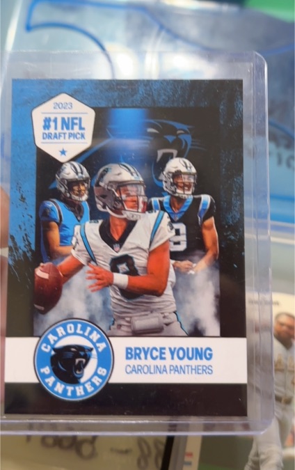 2023 Bryce Young Carolina Panthers #1 NFL Draft Pick — front