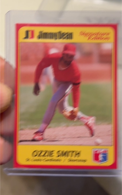 1991 Jimmy Dean Signature Edition #20 Ozzie Smith — front