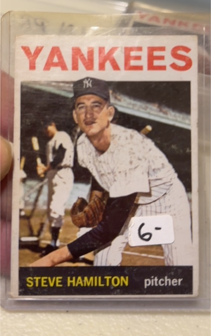1964 Topps #206 Steve Hamilton — front