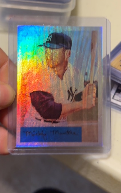 2007 Bowman Heritage #3 Mickey Mantle — front
