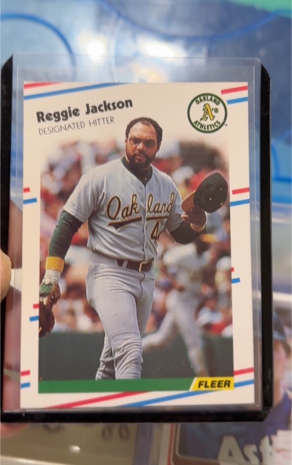 1988 Fleer #283 Reggie Jackson — front