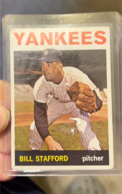 1964 Topps #299 Bill Stafford — front