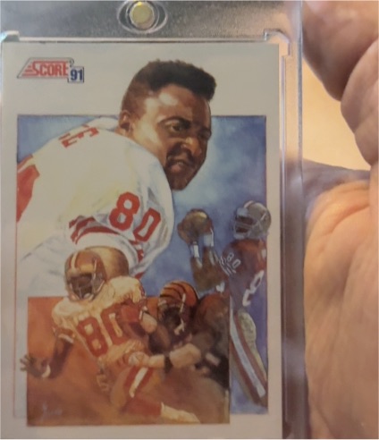 1991 Score #665 Jerry Rice The Leader — front