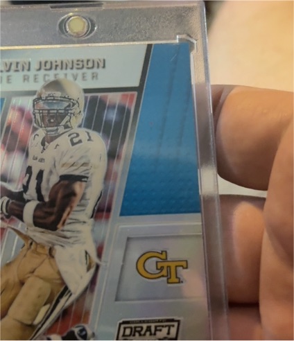 2016 Panini Prizm Collegiate Draft Picks #16 Calvin Johnson — front