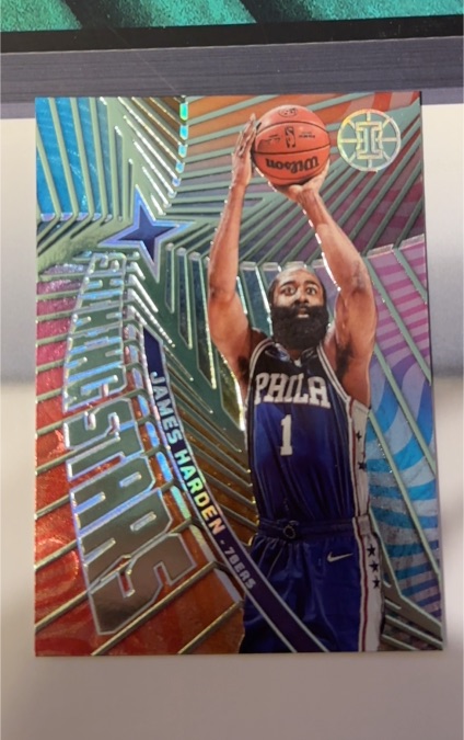 2021-22 Panini Illusions #5 James Harden Shining Stars — front