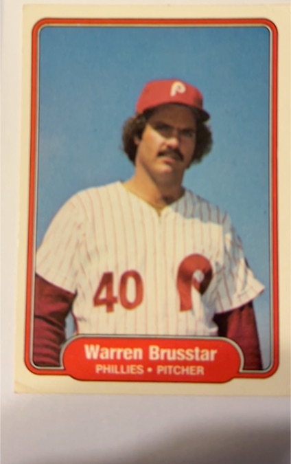 1982 Fleer #242 Warren Brusstar — front