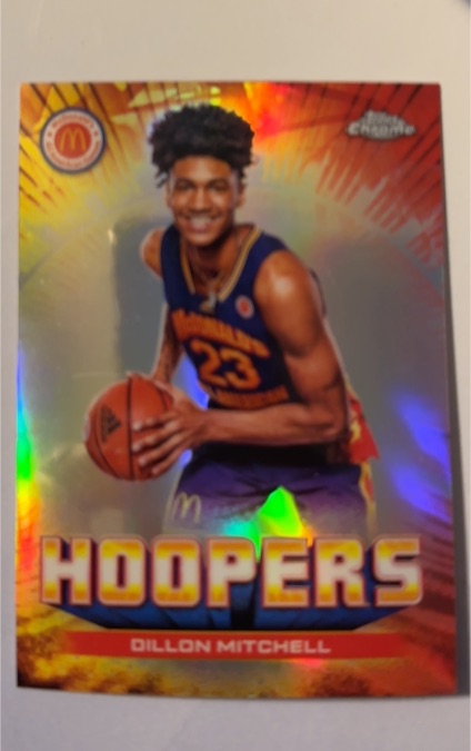 2022 Topps Chrome McDonald's All American Hoopers #HS-10 Dillon Mitchell — front