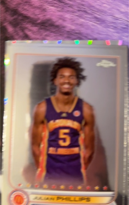2022 Topps Chrome McDonald's All American #54 Julian Phillips — front