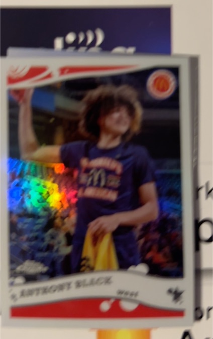 2022 Topps Chrome McDonald's All American #2K6-7 Anthony Black — front