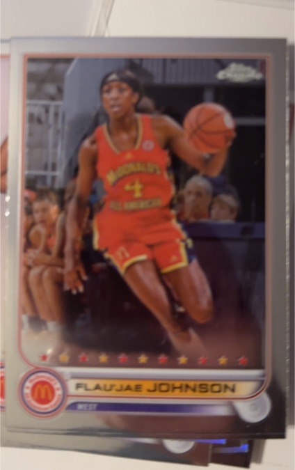 2022 Topps Chrome McDonald's All American #45 Flau'jae Johnson — front